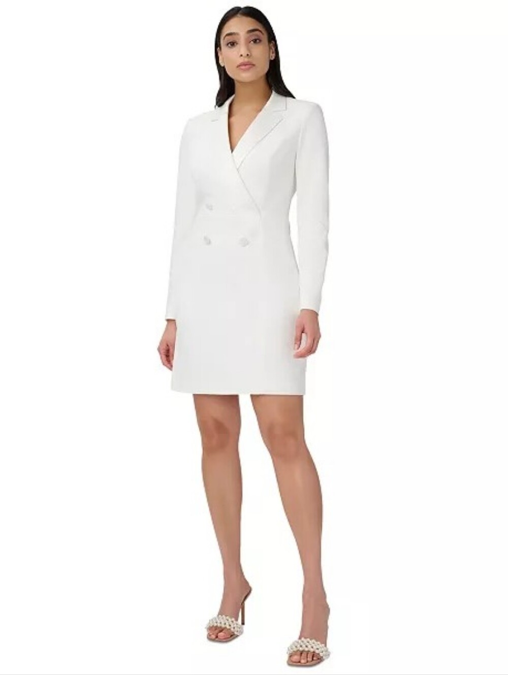 Adrianna PapellCrepe Tuxedo Sheath Dress - Size 12